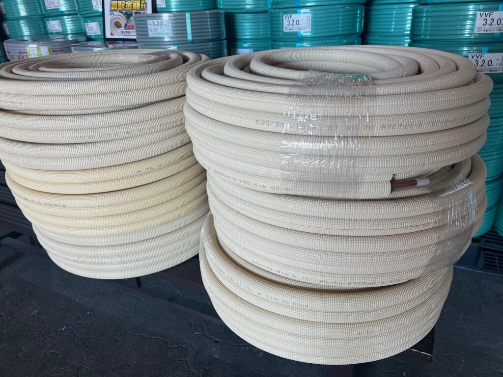 エアコン配管　冷媒管　銅管