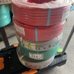 カラー電線　EEF　赤色　住電